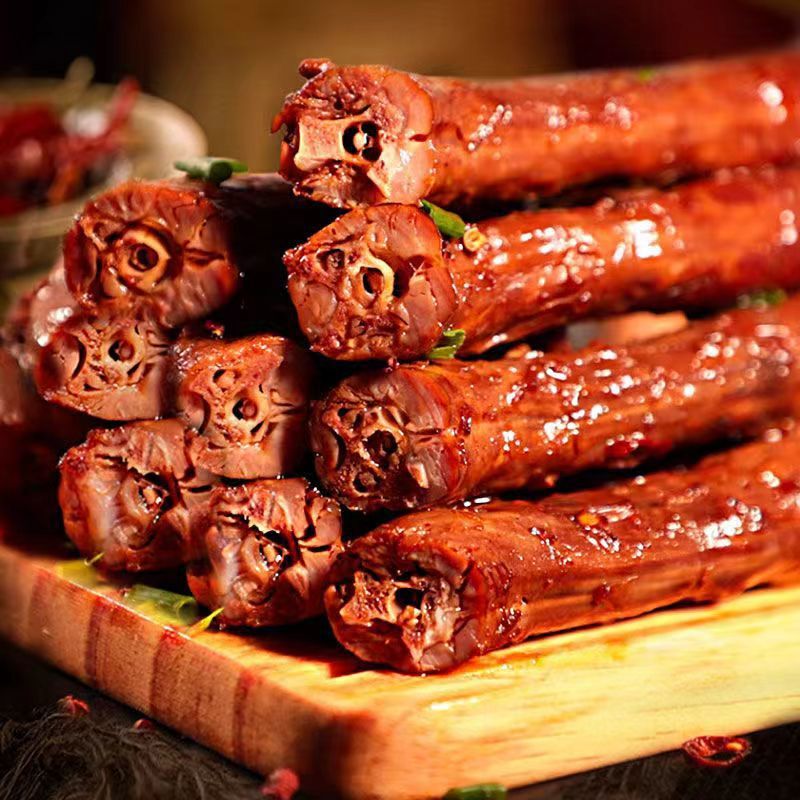 鴨の首 風乾手細切り焼き首 鶏の首丸ごと個包装 スパイシーでスパイシーな食欲を満たす肉スナック|undefined