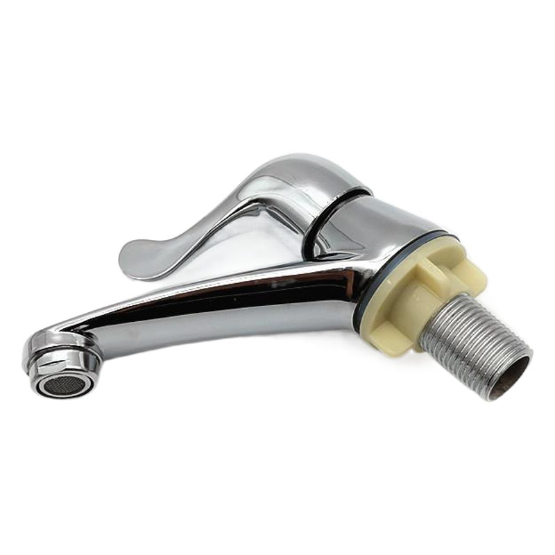 95 single water basin faucet 96 small desktop washbasin single cold faucet copper core fish tail handle desktop faucet