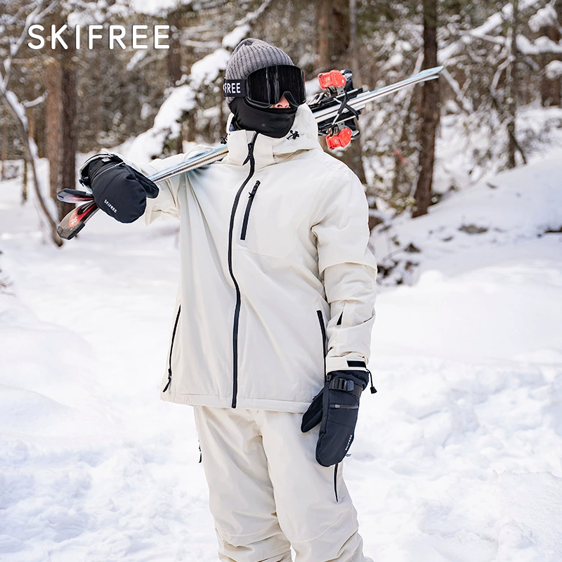 Лыжный костюм SKIFREE для взрослых, мужской и женский, полный комплект для катания на лыжах и сноуборде, ветрозащитный верх и брюки для улицы, морозостойкий.
