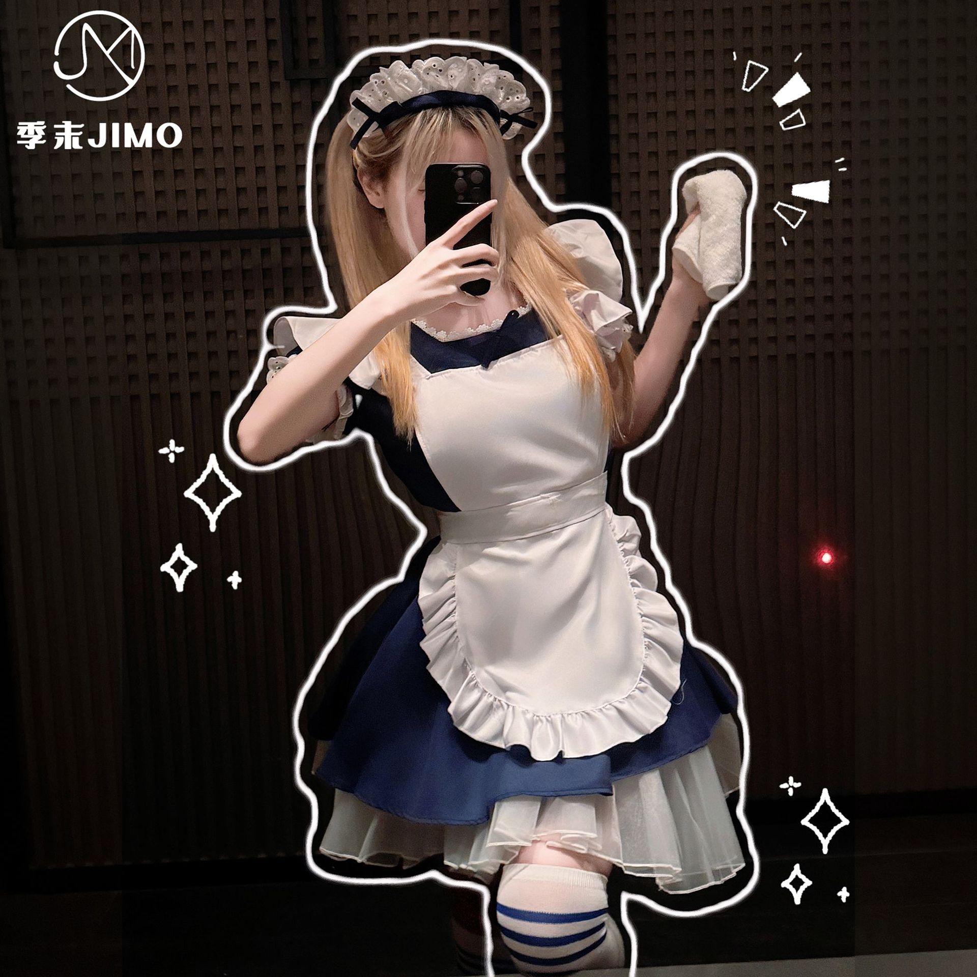 End of Season Angel Maid Outfit Alice Soft Girl Lolita Maid Skirt Cafe Dress Cos Sexy Intimates