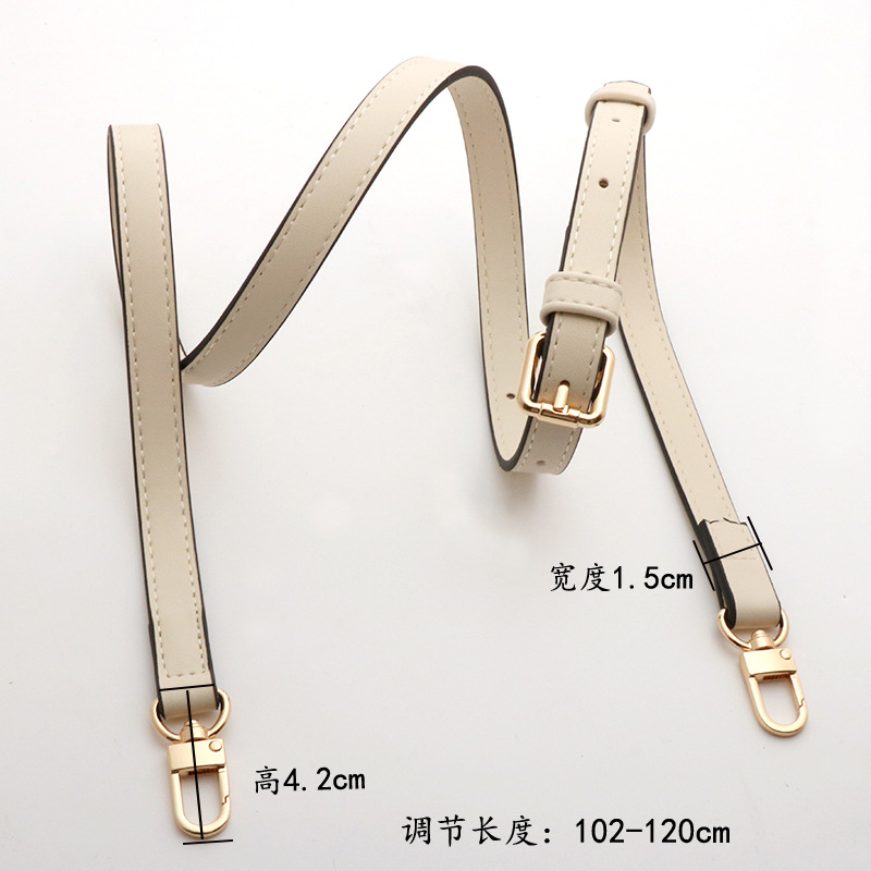 Crossbody with creamy-white pin buckle