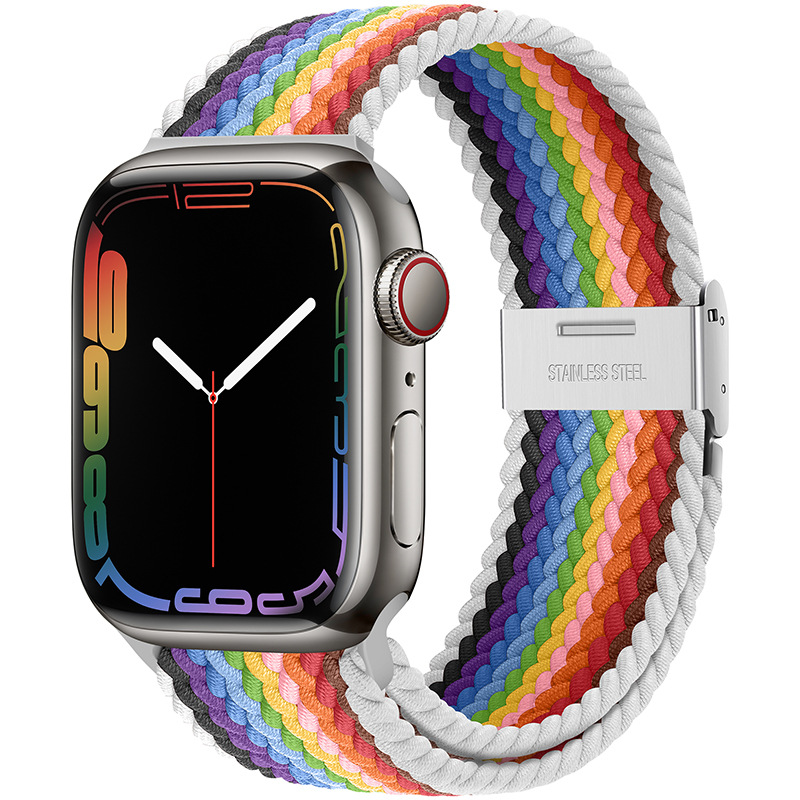 33g Weight Nylon Material Camouflage Pattern Fashion Style New Adjustable Metal Buckle Version Nylon Woven For Watch Strap 无