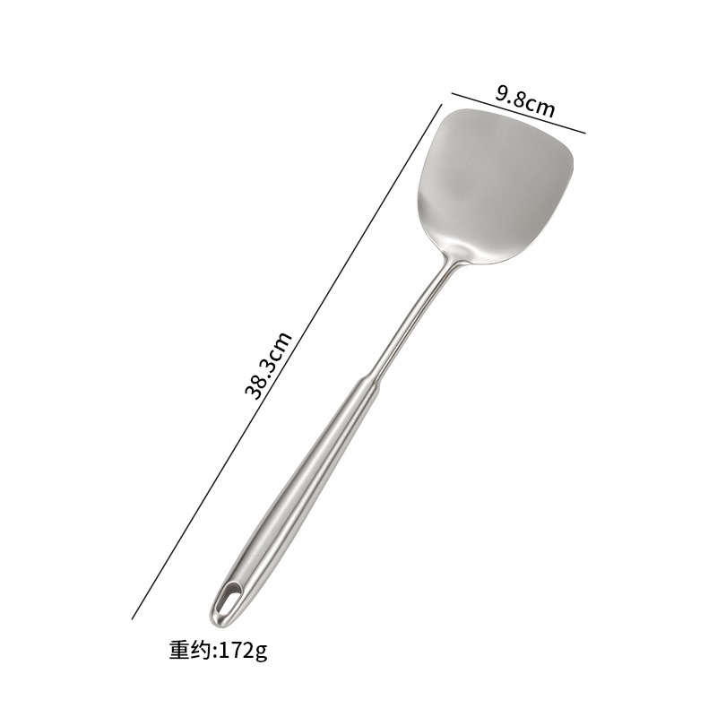 Amazon cocina de acero inoxidable guisado de fideos de pesca lengua cuchara de carne tenedor de patata conjunto de regalo