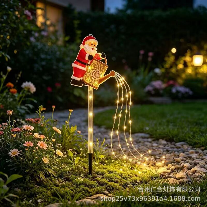 Cross-Border Led Solar-Powered Santa Claus Sprinkler Garden Light Christmas Outdoor Yard Decoration Light Lawn Light Cross-Border Led Solar-Powered Santa Claus Sprinkler Garden Light Christmas Outdoor Yard Decoration Light Lawn Light