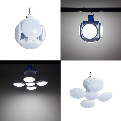 Solar football light bulb flash emergency light outdoor camping night market stall light USB charging camping light
