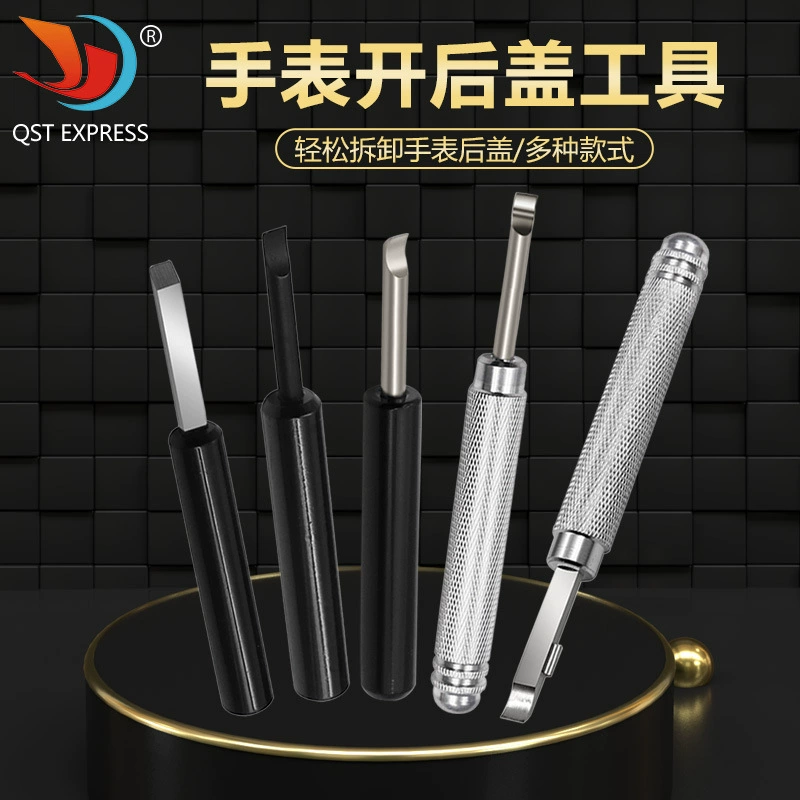 Алюминиевая ручка Разборка часов Ремонт часов Pry Knife Многоцелевой инструмент для ремонта часов Подушка Нижняя крышка Часы Открытая задняя крышка Сменный аккумулятор Pry Knife