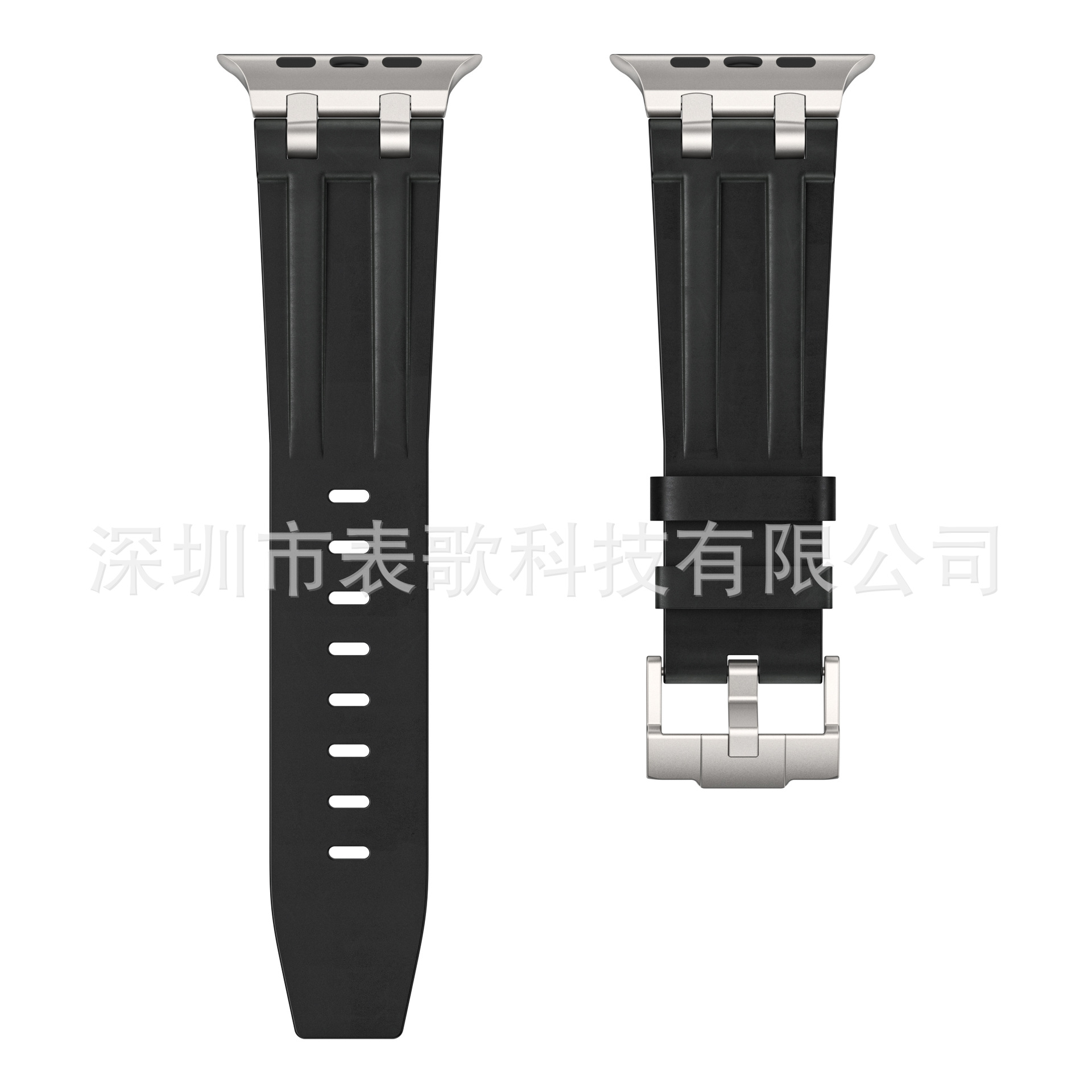 Black Crazy Horse + Silver Buckle