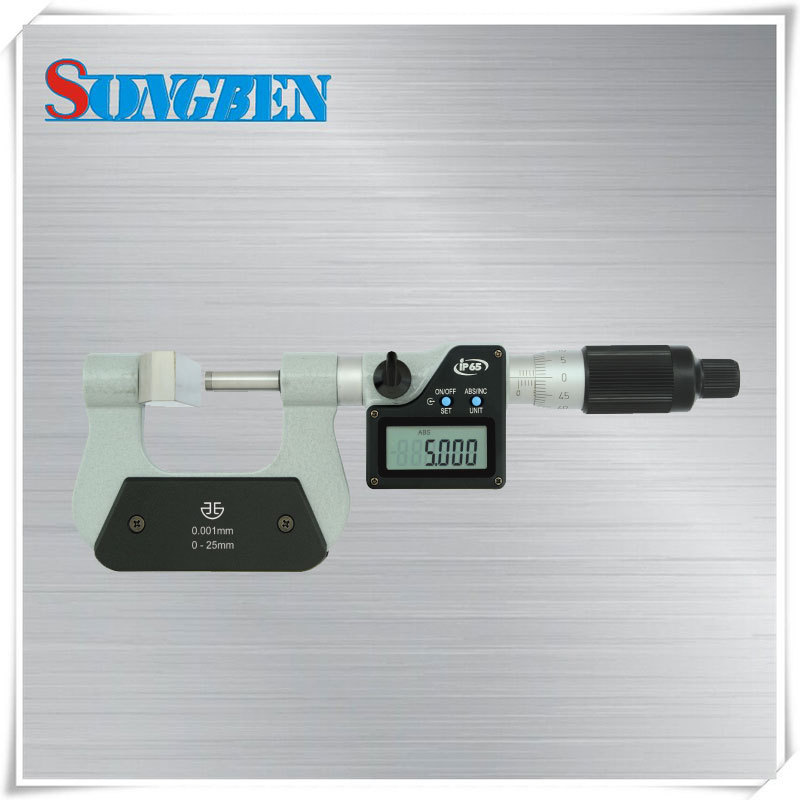 青量数显大测砧千分尺0-25mm外径千分尺293-62-410