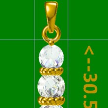 生辰石冰淇淋项链【铜材质】