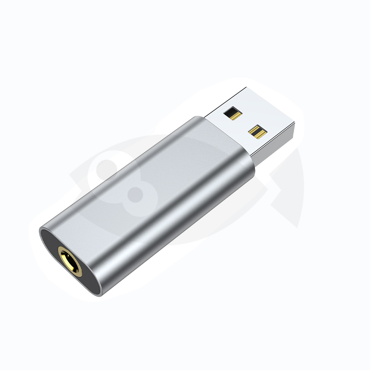 USB 耳机麦克风二合一 声卡转接头USB转3.5mm单孔位声卡 外置声卡