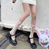 Belt, thin breathable comfortable lace socks, Lolita style