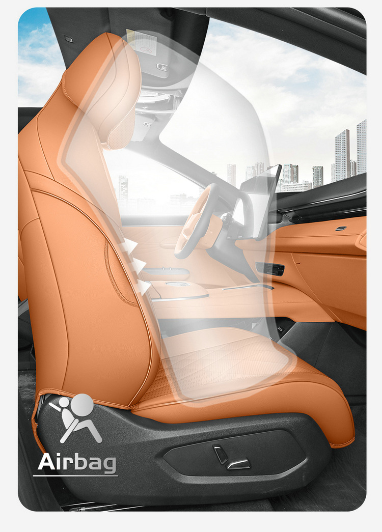 2024 Changan dark blue S07 Special Car Seat Cover Four Seasons Universal Cushion Fully Surrounded Leather Seat Cover