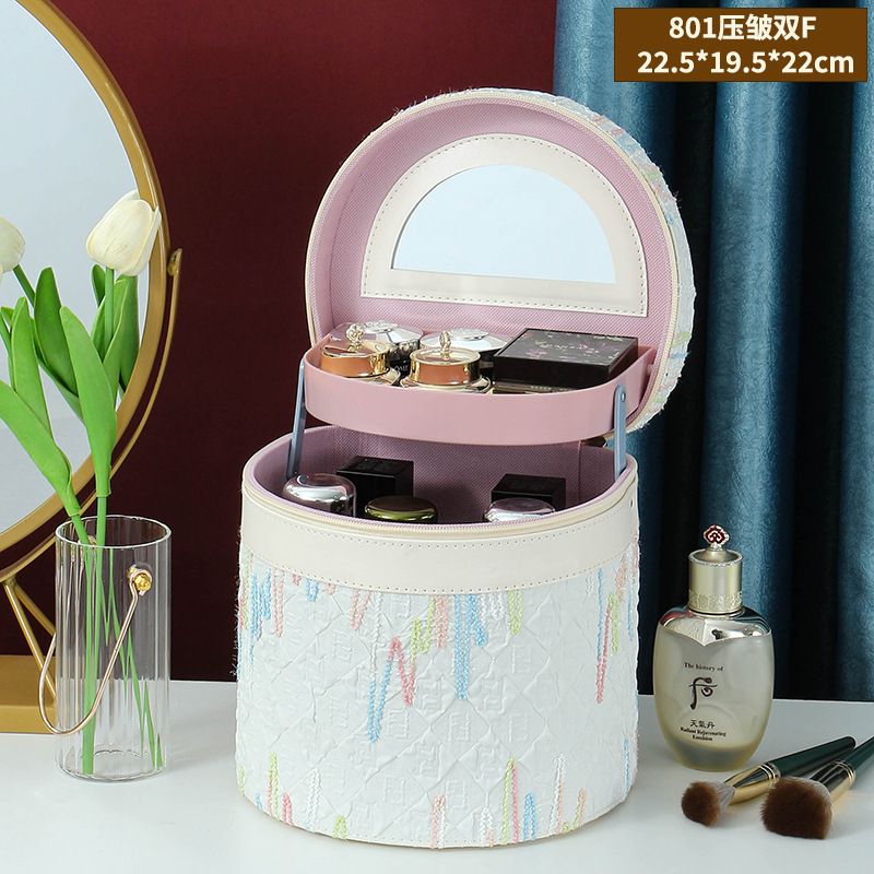 801 Barril arrugado con caja interior-blanco