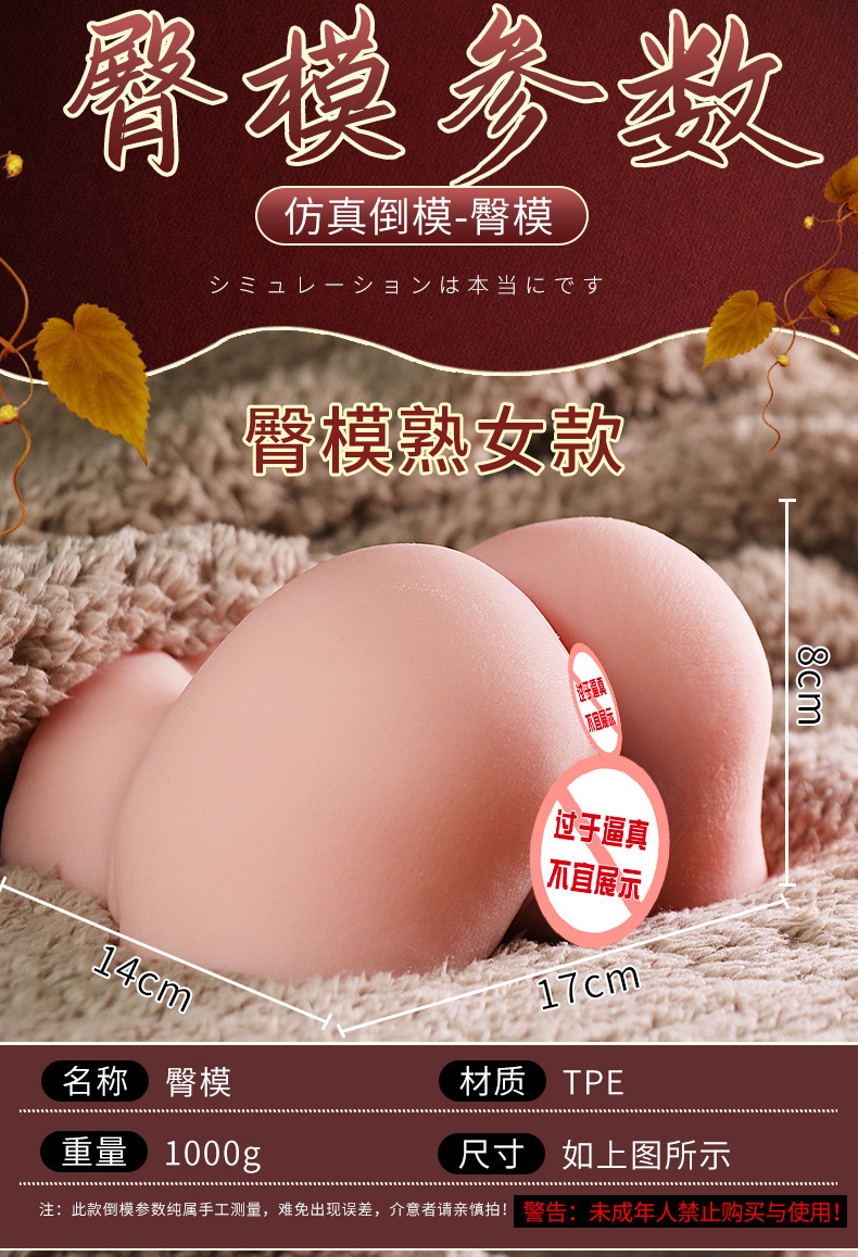 Jiuai Airplane Cup Male Masturbator Dual-Channel TPE Half-Body Doll — detail image 13