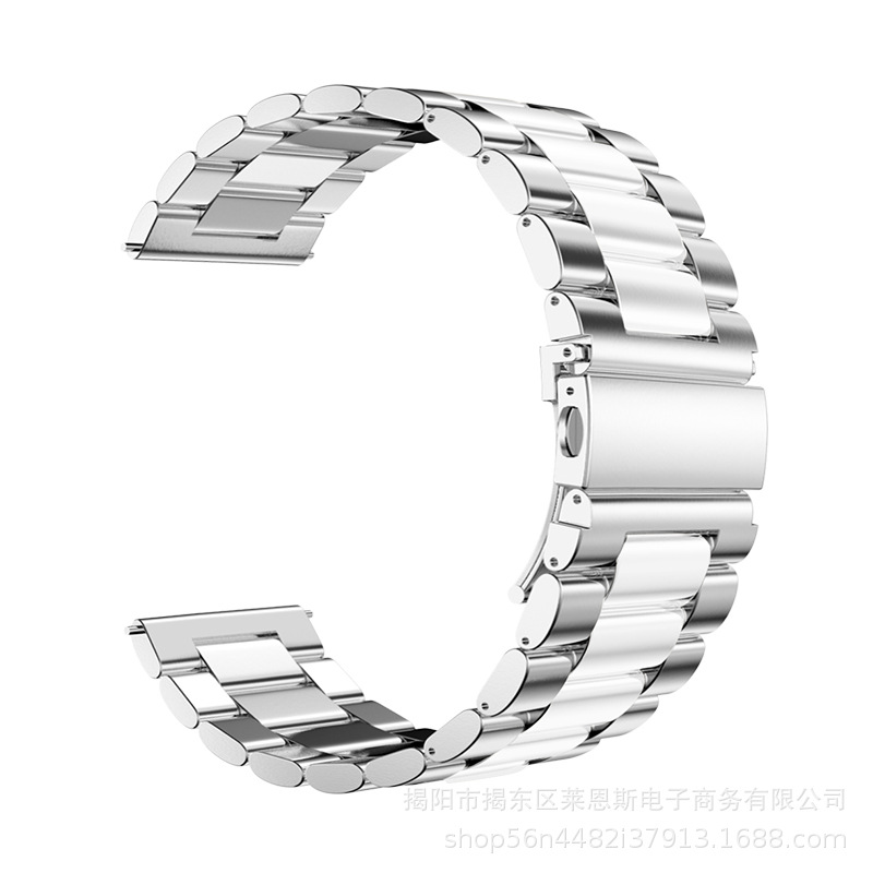 Three steel belts-silver white-oil spray