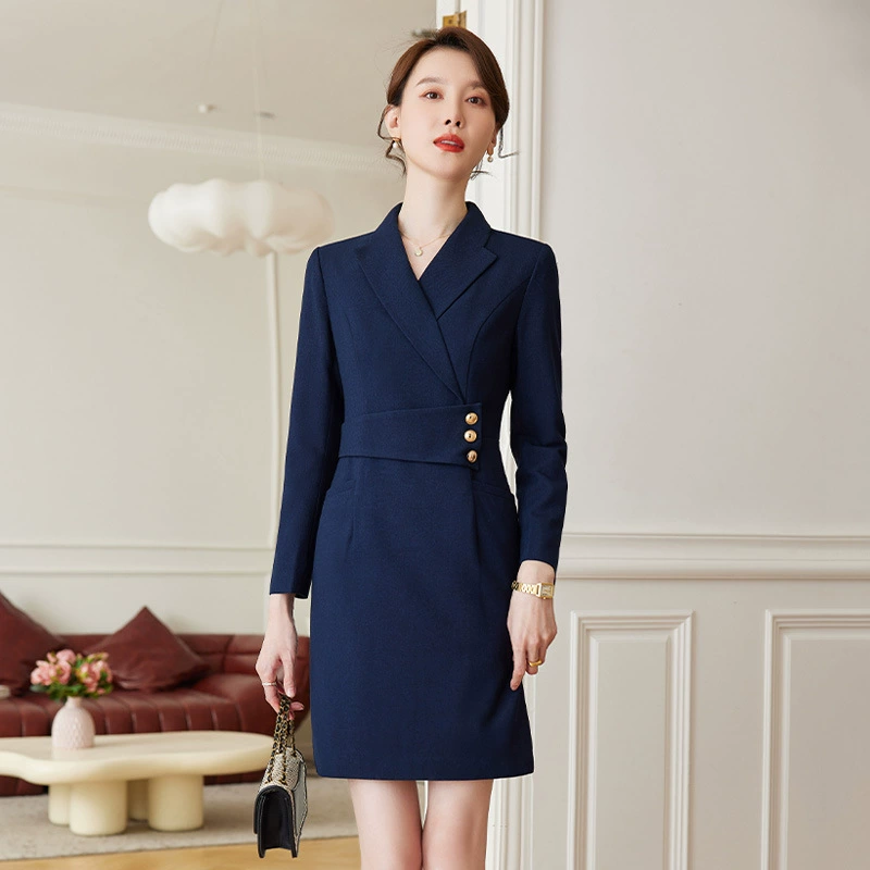 2023 новый стиль профессиональное платье женское платье