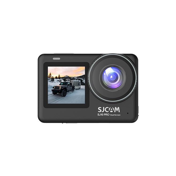 SJCAM SJ10PRO Dual-Screen Anti-Shake Action Camera, 4K Motorcycle Dash Cam, 360° Panoramic Vlog