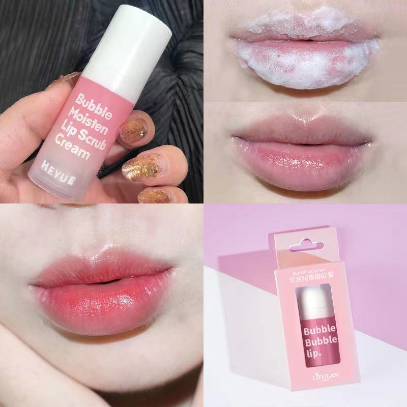 Lively Bubble Lip membrane Moderate Exfoliating Horny Moisture moist Replenish water Desalination Frosting cream