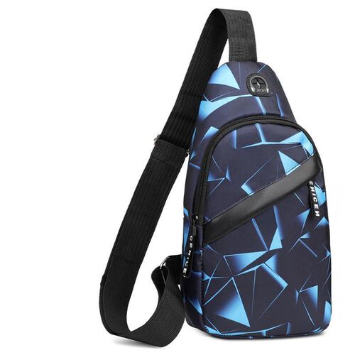 Men's Crossbody Bag Waist Bag Shoulder Bag with Multi-function for Travel and Daily Use, Casual and Business Style