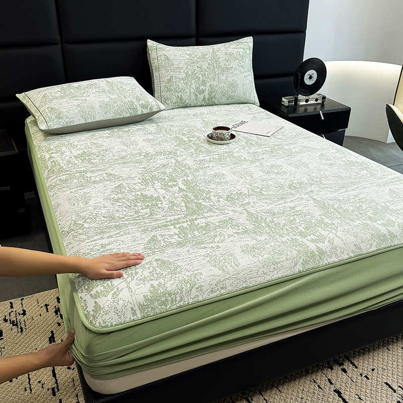Cama de cama - Monet - verde claro