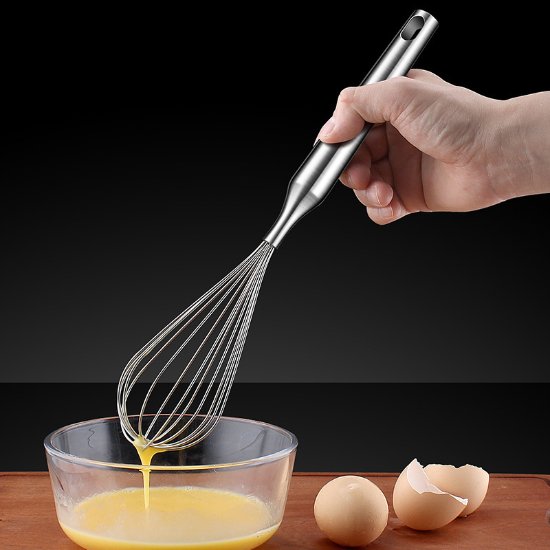 Manueller Schneebesen Aus Edelstahl Für Eier Und Backwaren_voghion.com