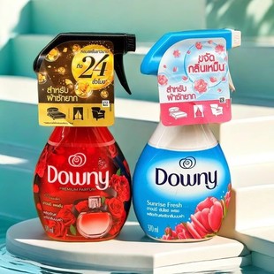 Thai Downy Fabric Wrinkle-Removing Concentrated Softening Spray, Tulip Rose Deodorizing Care Agent with Long-Lasting Fragrance