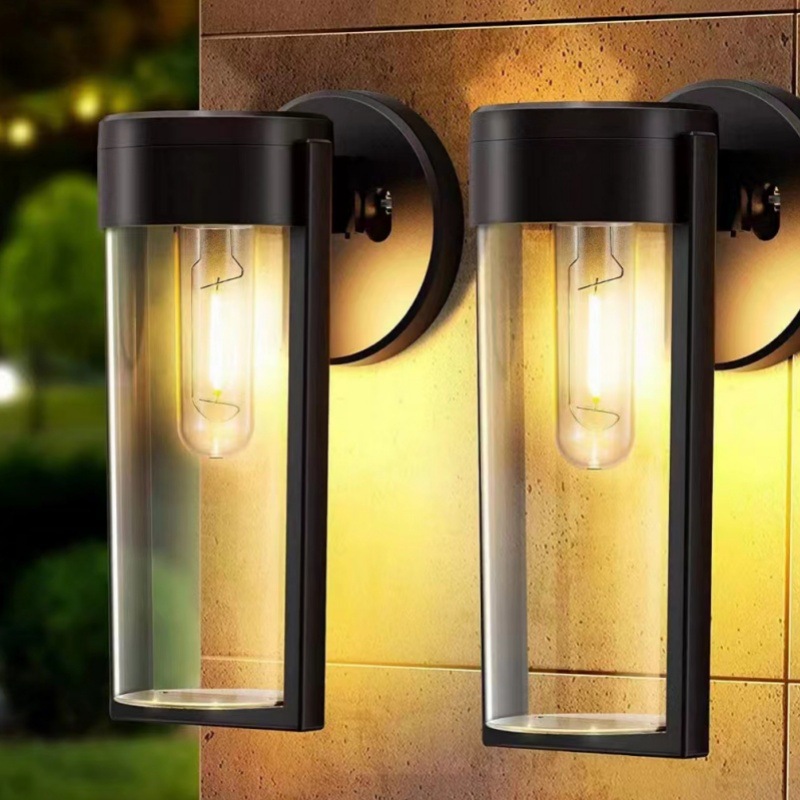 Nueva lámpara solar de alambre de tungsteno redondo lámpara de suelo lámpara de césped exterior lámpara de pared lámpara decorativa de jardín lámpara de atmósfera