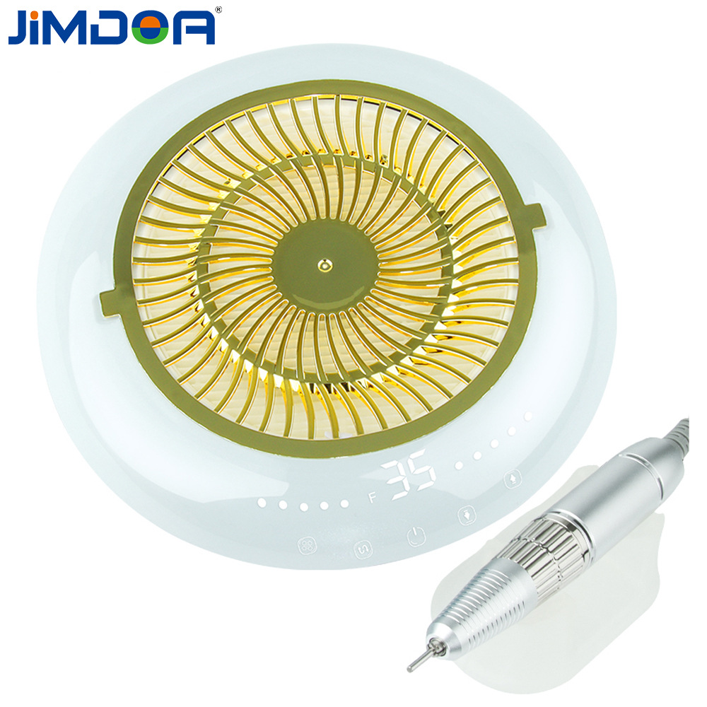 JIMDOA manicuras personalizadas transfronterizas aspiradoras eléctricas de polvo pulido 2 en 1 máquina de manicuras conveniente ajustable multi-gran