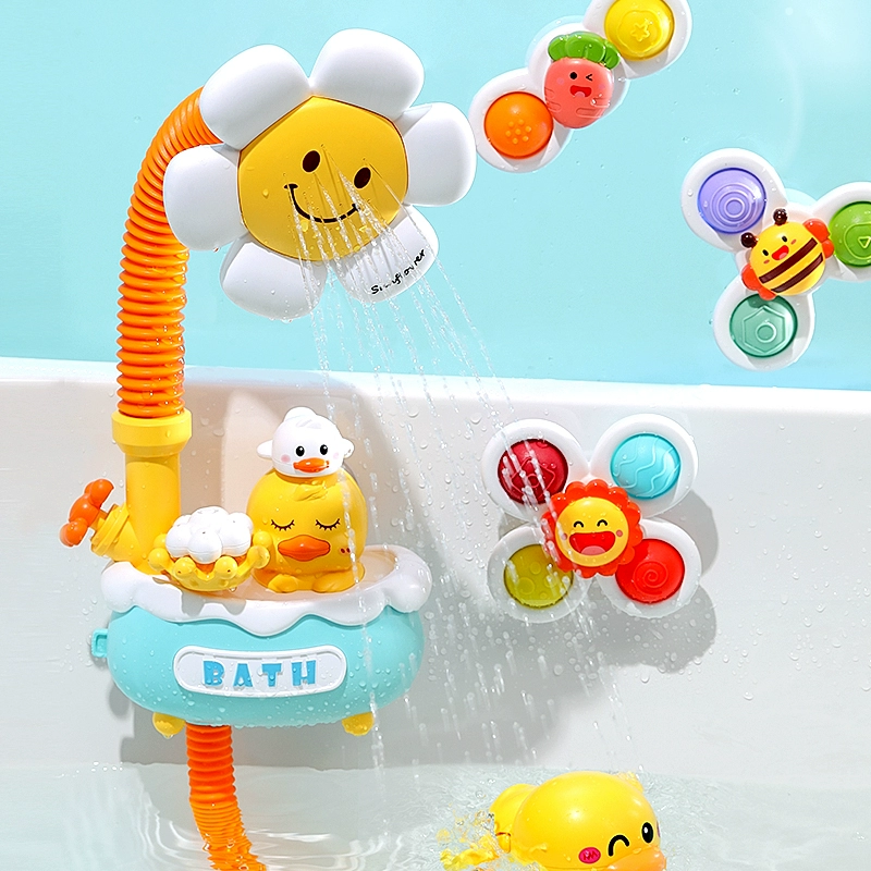 Игрушка для ванны, для игры в воде, для импорта, новая коллекция, утёнок