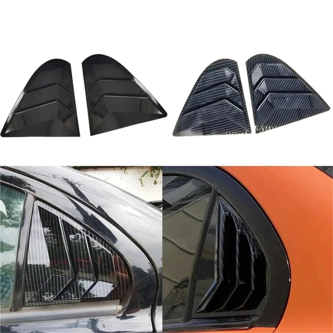 Suitable for Mitsubishi Lancer 09-16 Models Rear Triangle Window Blinds Modification Car Window Decoration Accessories