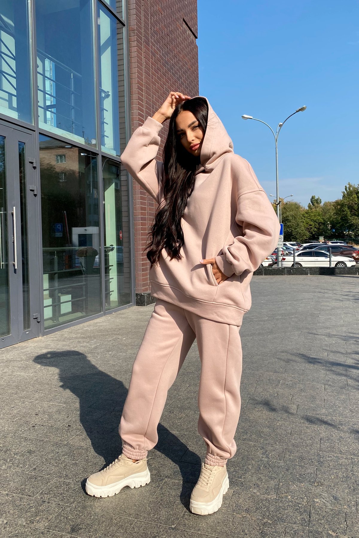 Spandex Fabric Type Pants Sets Sets Type Women's Casual Simple Style Solid Color Spandex Pants Sets
