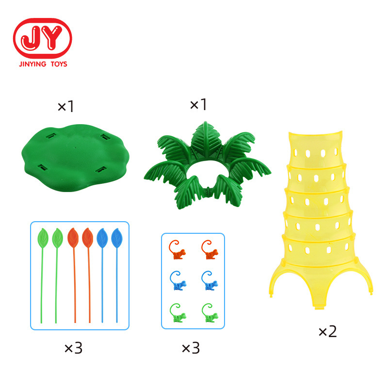 Niños Flip mono escalada árbol mono cayendo abajo juego de escritorio padre-hijo diversión interactiva estudiante ocio juguetes creativos