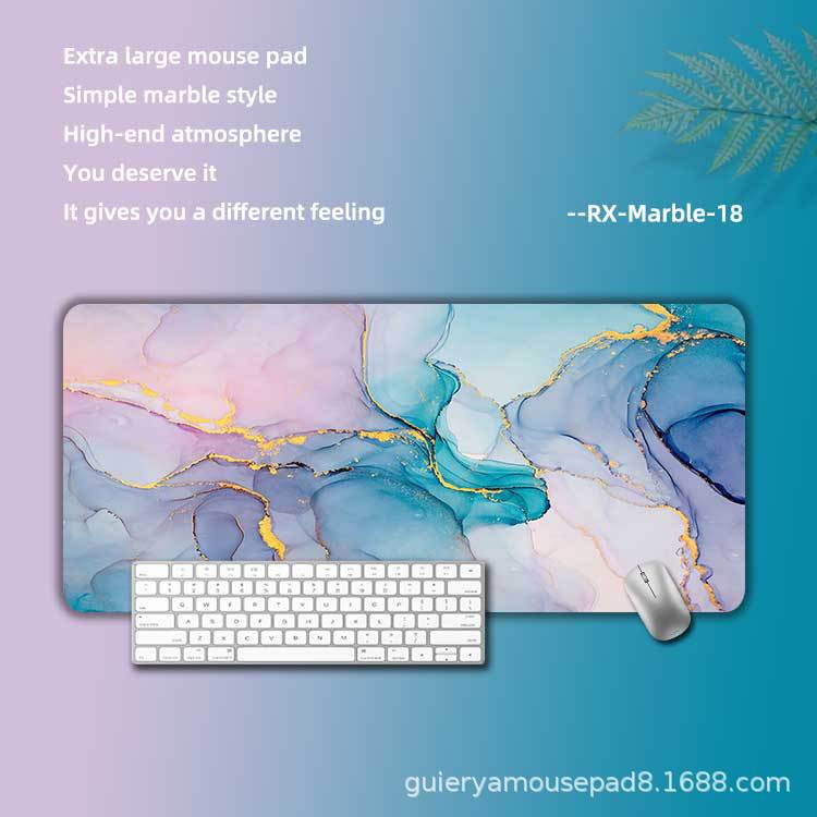Alfombrilla de ratón con diseño de mármol estilo nórdico, antideslizante, ideal para oficina o escritorio