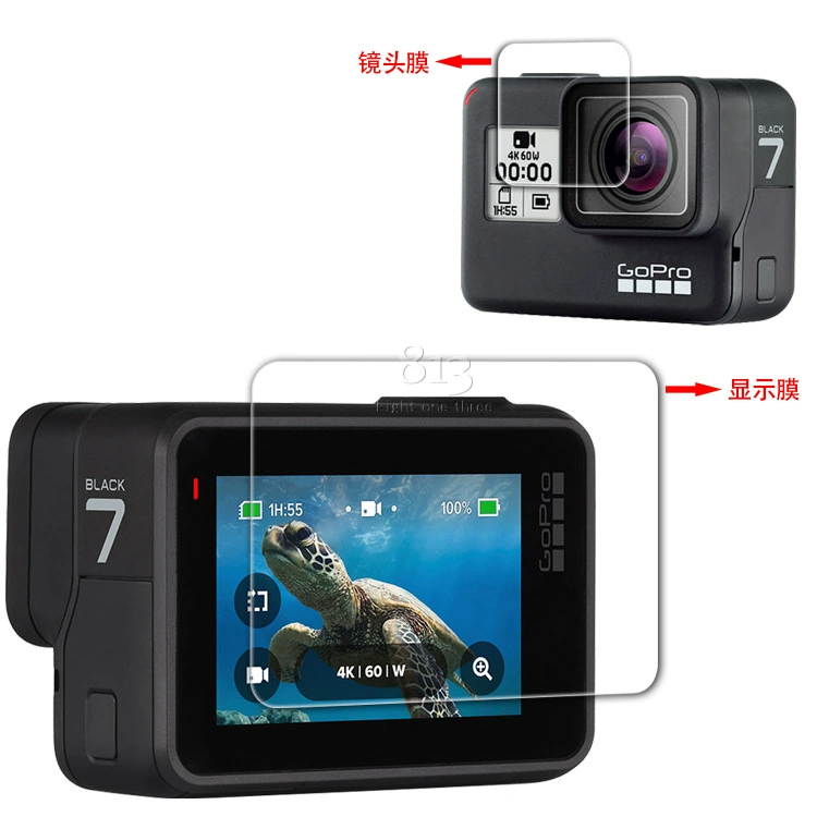 Подходит для подводной камеры с закаленным стеклом GOPRO Hero7 (серебристый/белый) и Hero7 Black.