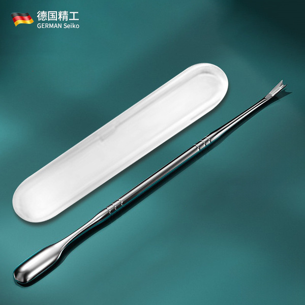 Uñas barbadas cortadoras de uñas Nail Forceps Tool Set de acero inoxidable cuero muerto cortador de uñas alemán doble cabeza image 8