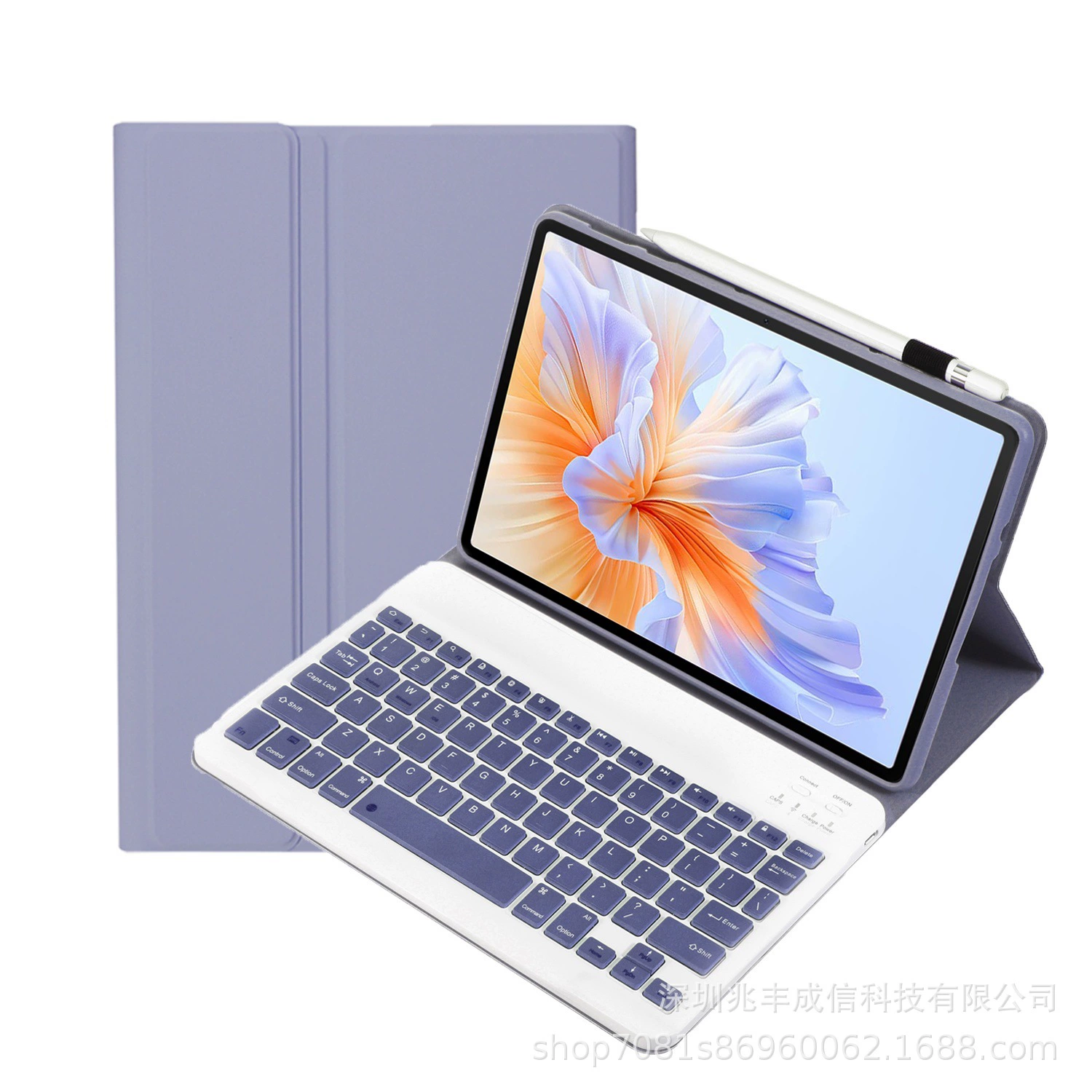 Huawei, Honor, совместимый чехол для планшета с тихой клавиатурой, Bluetooth