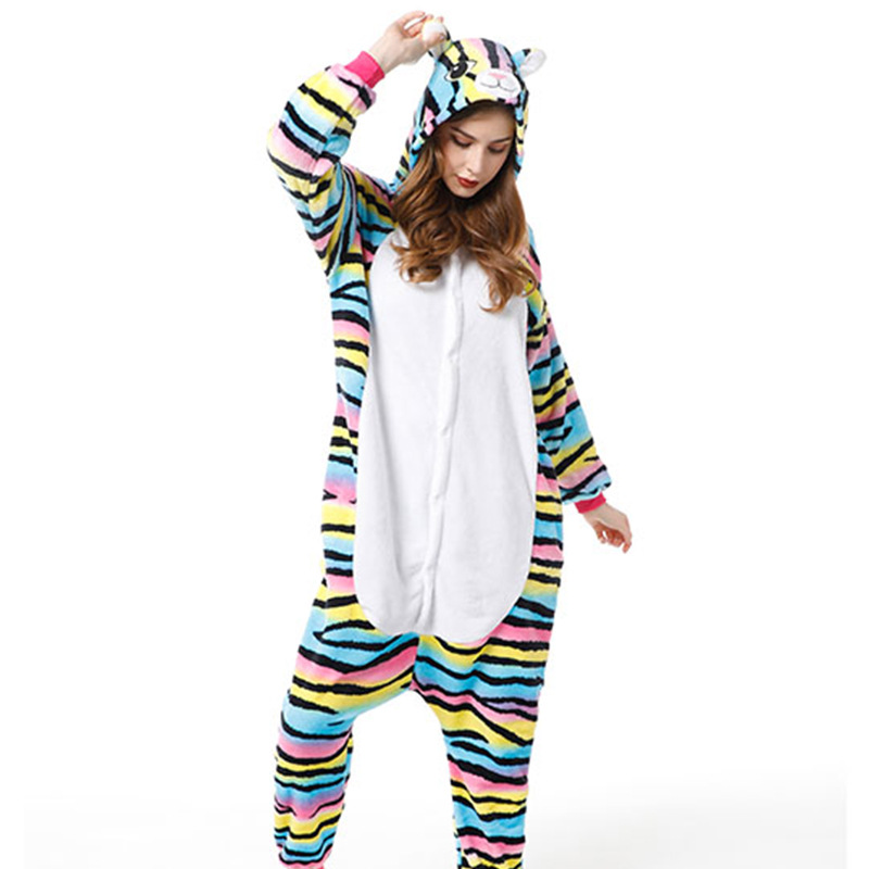 El Comercio exterior nuevo de franela de dibujos animados animal de una pieza pijamas Sullivan pareja de padres e hijos de una pieza pijamas ropa para el hogar