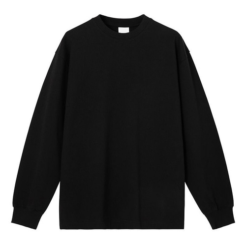 American-style anime white T-shirt for women, spring and autumn loose niche long-sleeved top, pure cotton inner layer base shirt, Instagram style