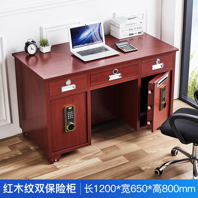 (두꺼운 모든 강철) 붉은 나뭇결 이중 내각 1.2 m-지문 만 100 위안을 추가하면됩니다.