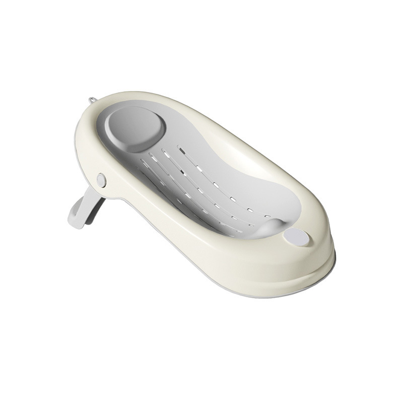 Baños de baño para bebés personalizados con sensor de temperatura inteligente, barriles de baño para recién nacidos, grandes baños para bebés plegables en casa para sentarse y acostarse