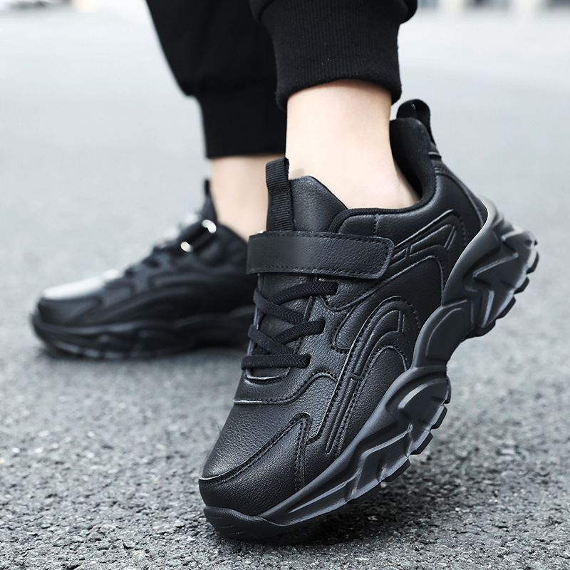 897 cuatro estaciones de rendimiento zapatos deportivos ligeros zapatos de red para niños zapatos de cuero para niños zapatos blancos zapatos negros