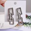 Accessory, metal chain, fashionable earrings, European style, wholesale