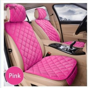 Diamond embroidered car cushion plush single cushion soft and comfortable velvet car cushion single piece