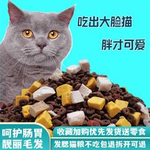 猫粮幼猫粮冻干5斤10斤成猫猫哺乳期通用蓝猫布偶猫主粮批发包邮