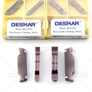 Desca CNC grooving blade MGGN300R0.2-JM LF6018 stainless steel fine grinding cutting knife grain