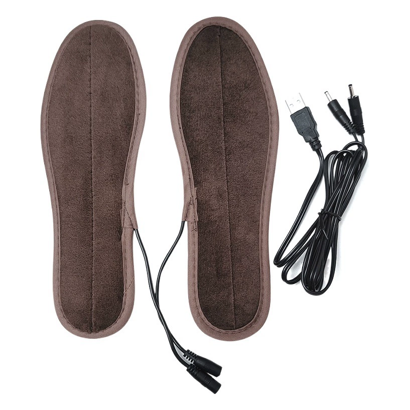 Трансграничные USB-грелки для стоп, с возможностью обрезки, перезаряжаемые, для улицы, теплые, морозостойкие, унисекс, самонагревающиеся грелки для ног