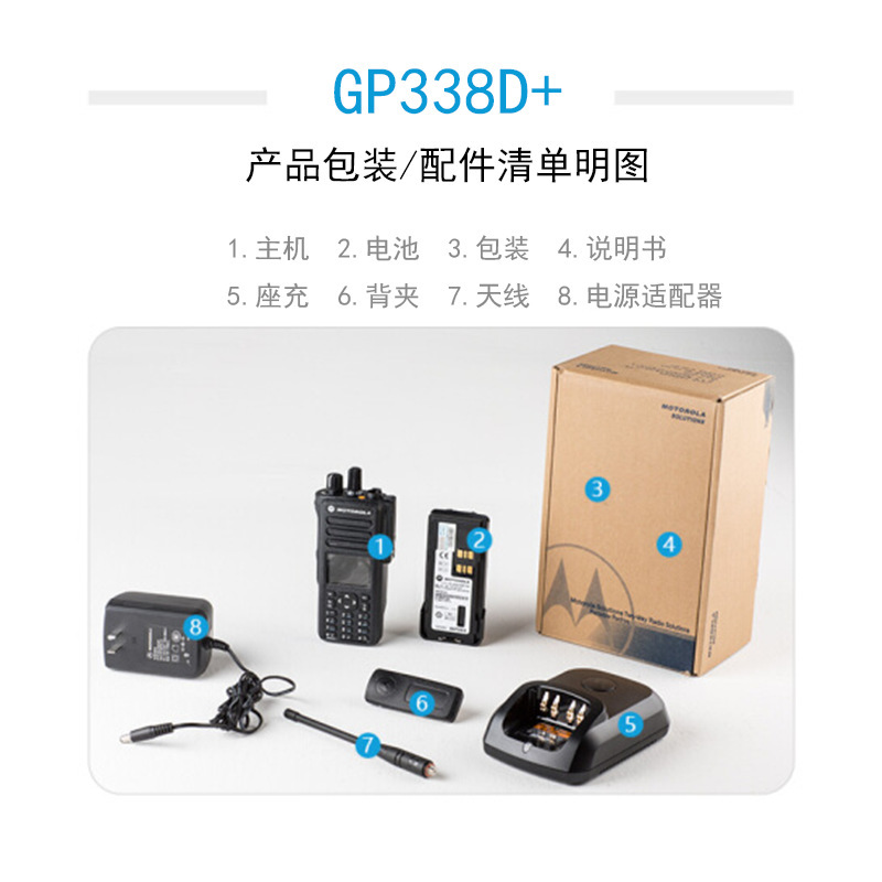适用摩托罗拉防爆对讲机GP338D+专业大功率防水DP4801e户外化工厂-阿里巴巴