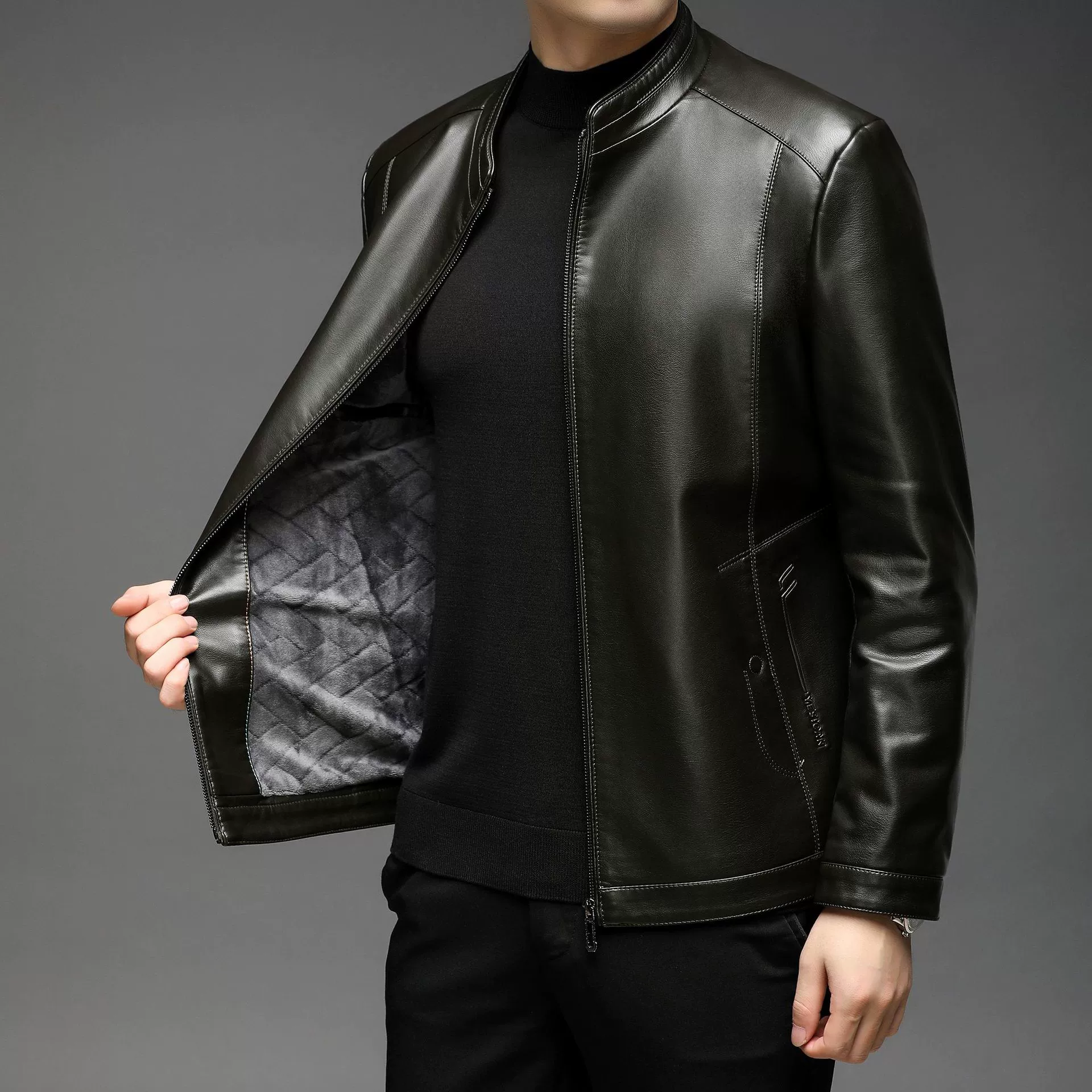 Demi-season warm jacket