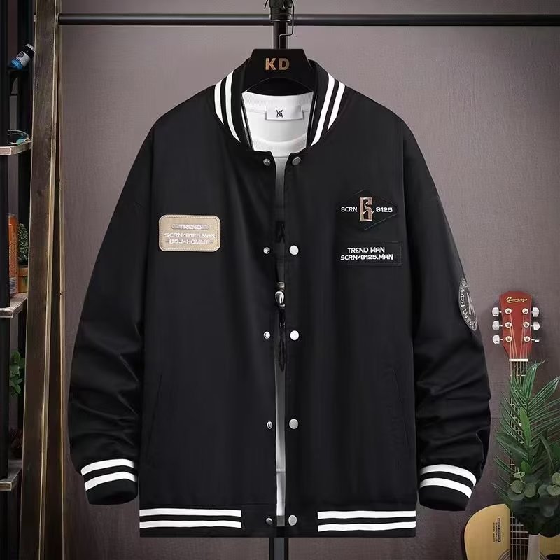 Férfi baseball dzseki streetwear stílusban tavaszra és őszre_voghion.com