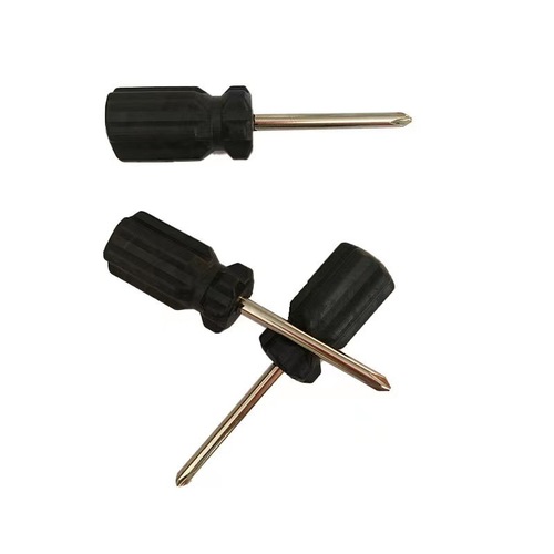 Factory wholesale hardened 5.0mm one-word cross black large carrot furniture bathroom delivery 5.0 cross screw